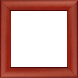 Cadre bois profil méplat largeur 3.7cm couleur rouge cerise satiné effet cube - 30x90