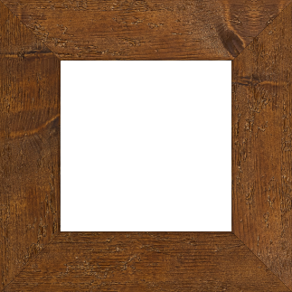 Cadre bois profil plat largeur 6.7cm couleur marron foncé finition aspect vieilli antique - 29.7x42