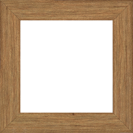 Cadre bois profil plat largeur 4.2cm décor bois chêne doré - 100x81