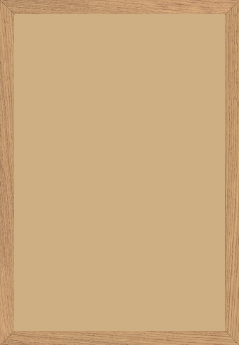 Cadre en bois blanc large vintage 30x45cm - Qualité Premium