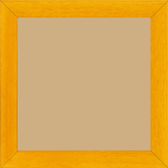 Cadre bois profil plat largeur 2.5cm couleur jaune miel satiné - 30x45 Cadre bois profil plat largeur 2.5cm couleur jaune miel satiné - 30x45