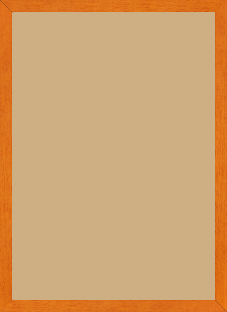 Cadre bois orange 42x59.4 pas cher. Cadre photo bois orange 42x59