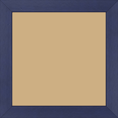 Cadre bois profil plat largeur 2.5cm couleur bleu matisse satiné - 30x45 Cadre bois profil plat largeur 2.5cm couleur bleu matisse satiné - 30x45