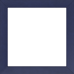 Cadre bois profil plat largeur 2.5cm couleur bleu matisse satiné - 80x100 Cadre bois profil plat largeur 2.5cm couleur bleu matisse satiné - 80x100