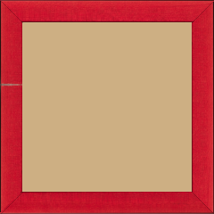 Cadre bois profil plat largeur 2.5cm couleur rouge satiné - 30x45 Cadre bois profil plat largeur 2.5cm couleur rouge satiné - 30x45