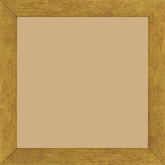 Cadre bois profil plat largeur 2.5cm couleur or - 60x60 Cadre bois profil plat largeur 2.5cm couleur or - 60x60