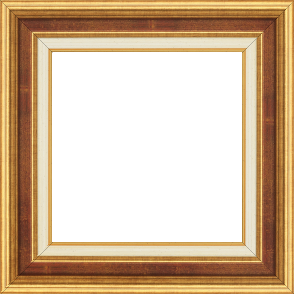 Cadre bois largeur 5.2cm or gorge bordeaux fond or marie louise crème filet or intégrée - 34x46 Cadre bois largeur 5.2cm or gorge bordeaux fond or marie louise crème filet or intégrée - 34x46