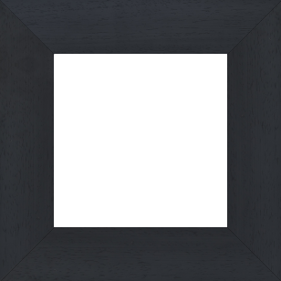 Cadre bois profil plat largeur 5.9cm couleur noir satiné - 70x90 Cadre bois profil plat largeur 5.9cm couleur noir satiné - 70x90