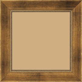 Cadre bois profil incurvé largeur 4cm or cuivre  filet perle - 29.7x42 Cadre bois profil incurvé largeur 4cm or cuivre  filet perle - 29.7x42