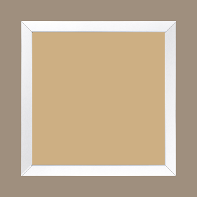 Cadre bois recouvert aluminium profil plat largeur 1.6cm argent poli  bord droit - 15x20 Cadre bois recouvert aluminium profil plat largeur 1.6cm argent poli  bord droit - 15x20