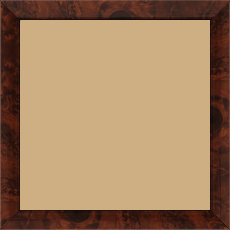 Cadre bois loupe véritable vernis largeur 2cm essence peuplier - 25x60 Cadre bois loupe véritable vernis largeur 2cm essence peuplier - 25x60