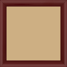 Cadre bois profil méplat largeur 2.3cm couleur bordeaux laqué - 42x59.4