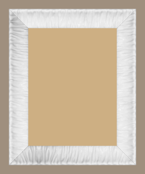 Cadre  bois blanc — 30 x 40