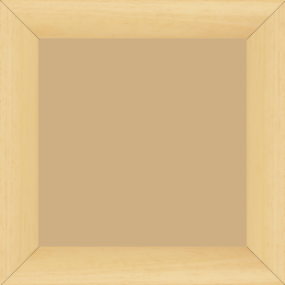 Cadre bois profil arrondi largeur 3.5 cm couleur naturel satiné - 84.1x118.9
