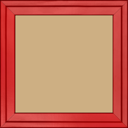 Cadre bois profil plat escalier largeur 3cm couleur rouge ferrari laqué - 60x60 Cadre bois profil plat escalier largeur 3cm couleur rouge ferrari laqué - 60x60