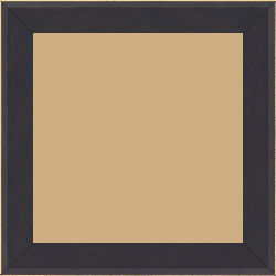 Cadre bois profil plat escalier largeur 3cm couleur chocolat satiné filet créme extérieur - 30x45 Cadre bois profil plat escalier largeur 3cm couleur chocolat satiné filet créme extérieur - 30x45