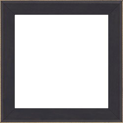 Cadre bois profil plat escalier largeur 3cm couleur chocolat satiné filet créme extérieur - 59.4x84.1 Cadre bois profil plat escalier largeur 3cm couleur chocolat satiné filet créme extérieur - 59.4x84.1