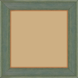Cadre bois profil incurvé largeur 3.9cm couleur vert amande satiné filet or - 30x74 Cadre bois profil incurvé largeur 3.9cm couleur vert amande satiné filet or - 30x74