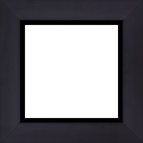 Cadre bois profil cocotte largeur 5.1cm couleur noir satiné - 70x90 Cadre bois profil cocotte largeur 5.1cm couleur noir satiné - 70x90