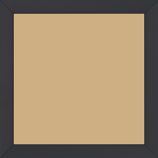 Cadre bois profil plat effet cube largeur 2cm couleur noir satiné - 34x46 Cadre bois profil plat effet cube largeur 2cm couleur noir satiné - 34x46