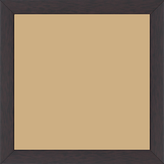 Cadre bois profil plat effet cube largeur 2cm couleur ton bois palissandre