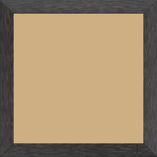 Cadre bois profil plat effet cube largeur 2cm couleur ton bois anthracite - 60x60