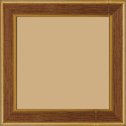 Cadre bois profil plat largeur 3.5cm couleur or fond bordeaux filet or - 21x29.7