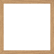 Cadre bois profil plat largeur 1.5cm chene massif naturel - 34x46 Cadre bois profil plat largeur 1.5cm chene massif naturel - 34x46