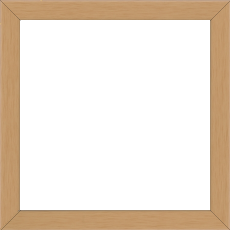 Cadre bois profil plat effet cube largeur 2cm couleur naturel satiné - 60x60 Cadre bois profil plat effet cube largeur 2cm couleur naturel satiné - 60x60