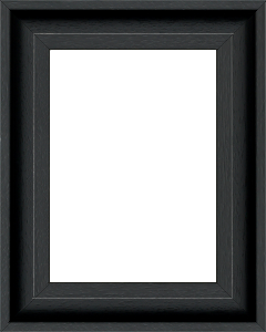 Caisse américaine pour photos (support rigide)  americaine pour photos bois noir — 15 x 21