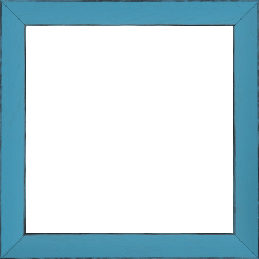 Cadre bois profil concave largeur 2.4cm couleur turquoise tonique  satiné  arêtes essuyés noircies de chaque coté - 59.4x84.1 Cadre bois profil concave largeur 2.4cm couleur turquoise tonique  satiné  arêtes essuyés noircies de chaque coté - 59.4x84.1