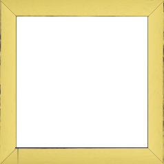 Cadre bois profil concave largeur 2.4cm couleur jaune tonique satiné arêtes essuyés noircies de chaque coté - 50x70 Cadre bois profil concave largeur 2.4cm couleur jaune tonique satiné arêtes essuyés noircies de chaque coté - 50x70