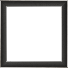 Cadre bois profil concave largeur 2.4cm couleur noir satiné arêtes essuyés blanchies de chaque coté - 59.4x84.1 Cadre bois profil concave largeur 2.4cm couleur noir satiné arêtes essuyés blanchies de chaque coté - 59.4x84.1
