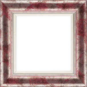 Cadre bois profil incurvé largeur 5.7cm de couleur rose fushia fond argent marie louise blanche mouchetée filet argent intégré - 84.1x118.9 Cadre bois profil incurvé largeur 5.7cm de couleur rose fushia fond argent marie louise blanche mouchetée filet argent intégré - 84.1x118.9