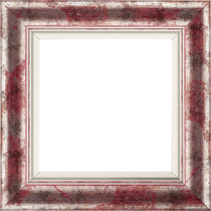 Cadre bois profil incurvé largeur 5.7cm de couleur rose fushia fond argent marie louise blanche mouchetée filet argent intégré - 116x73 Cadre bois profil incurvé largeur 5.7cm de couleur rose fushia fond argent marie louise blanche mouchetée filet argent intégré - 116x73