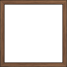 Cadre bois profil plat largeur 1.5cm couleur cuivre foncé - 34x46 Cadre bois profil plat largeur 1.5cm couleur cuivre foncé - 34x46