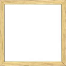Cadre bois profil plat largeur 1.5cm couleur or - 34x46 Cadre bois profil plat largeur 1.5cm couleur or - 34x46