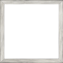 Cadre bois profil plat largeur 1.5cm couleur argent - 34x46 Cadre bois profil plat largeur 1.5cm couleur argent - 34x46