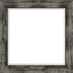 Cadre bois profil plat largeur 3.3cm couleur noir fond argent filet argent - 34x46 Cadre bois profil plat largeur 3.3cm couleur noir fond argent filet argent - 34x46