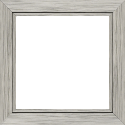 Cadre bois profil plat largeur 3.3cm couleur argent  filet argent - 34x46 Cadre bois profil plat largeur 3.3cm couleur argent  filet argent - 34x46