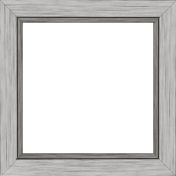 Cadre bois profil plat largeur 3.3cm couleur argent filet plomb - 34x46 Cadre bois profil plat largeur 3.3cm couleur argent filet plomb - 34x46