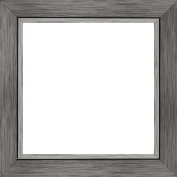 Cadre bois profil plat largeur 3.3cm couleur plomb filet argent - 34x46 Cadre bois profil plat largeur 3.3cm couleur plomb filet argent - 34x46