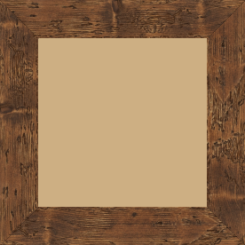 Cadre bois profil plat largeur 4.3cm couleur marron foncé finition aspect vieilli antique - 25x60 Cadre bois profil plat largeur 4.3cm couleur marron foncé finition aspect vieilli antique - 25x60