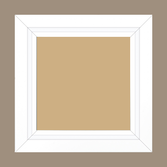 Cadre bois profil pente largeur 4.5cm de couleur blanc mat filet blanc - 70x100 Cadre bois profil pente largeur 4.5cm de couleur blanc mat filet blanc - 70x100