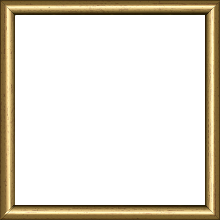 Cadre bois profil demi rond largeur 1.5cm couleur or - 34x46 Cadre bois profil demi rond largeur 1.5cm couleur or - 34x46