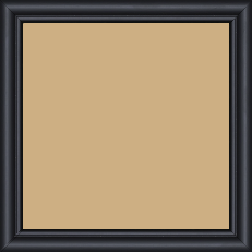 Cadre bois profil arrondi largeur 2.1cm couleur noir mat filet noir - 30x74 Cadre bois profil arrondi largeur 2.1cm couleur noir mat filet noir - 30x74