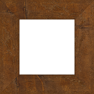 Cadre bois profil plat largeur 6.7cm couleur marron foncé finition aspect vieilli antique - 60x60 Cadre bois profil plat largeur 6.7cm couleur marron foncé finition aspect vieilli antique - 60x60