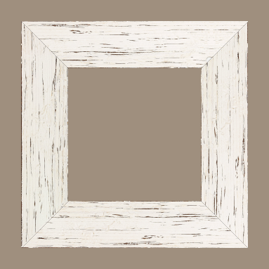 Cadre bois profil plat largeur 6.7cm couleur blanchie finition aspect vieilli antique - 42x59.4 Cadre bois profil plat largeur 6.7cm couleur blanchie finition aspect vieilli antique - 42x59.4