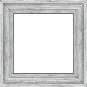 Caisse bois caisse américaine profil escalier largeur 4.4cm couleur argent sur noir (spécialement conçu pour les châssis d'une épaisseur jusqu’à 2.5cm ) - 30x60