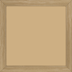 Cadre bois profil plat largeur 2cm décor bois naturel - 42x59.4